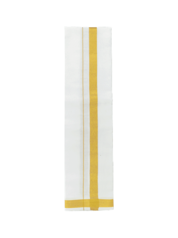 National Cotton Mens White Color Wedding Combo - Kalyanam-NHK_01