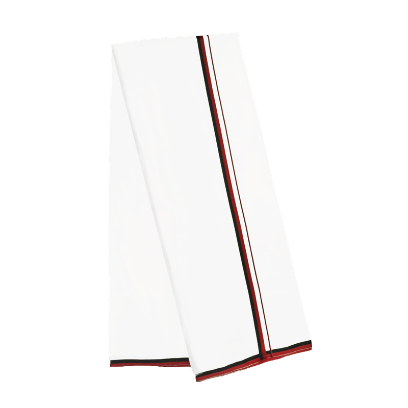 MENS WHITE SINGLE LAYER DHOTIES -KATCHI - NHKA01