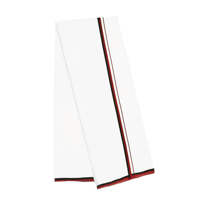MENS WHITE SINGLE LAYER DHOTIES -KATCHI - NHKA01