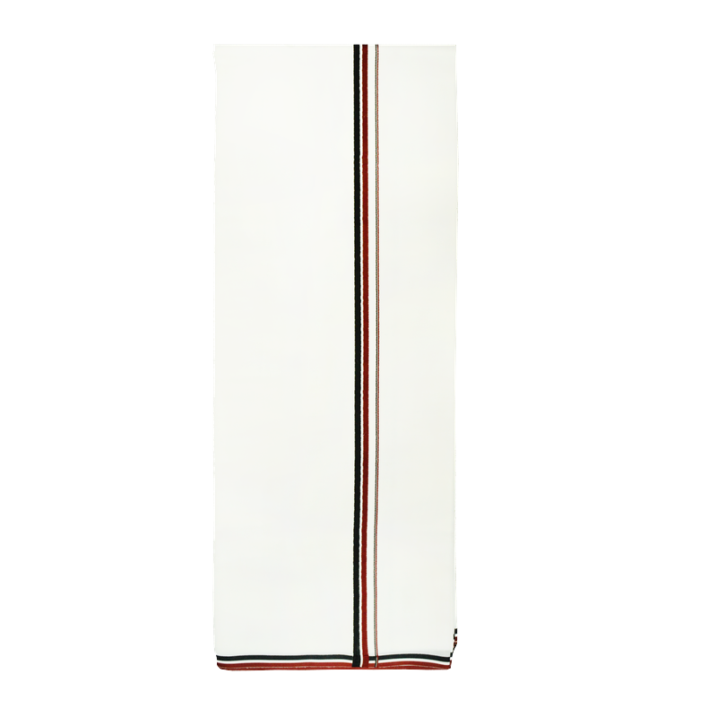 MENS WHITE DOUBLE LAYER DHOTIES -KATCHI - NHKA02