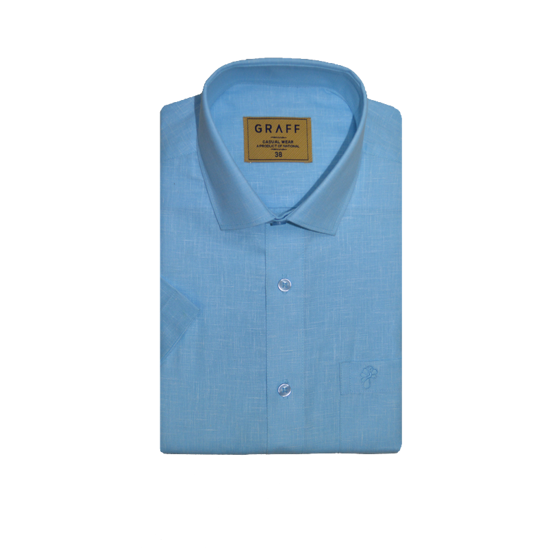 Mens Cotton Rich full Sleeve Shirt and Dhoti Combo - MAJESTIC BLUE - MJF01