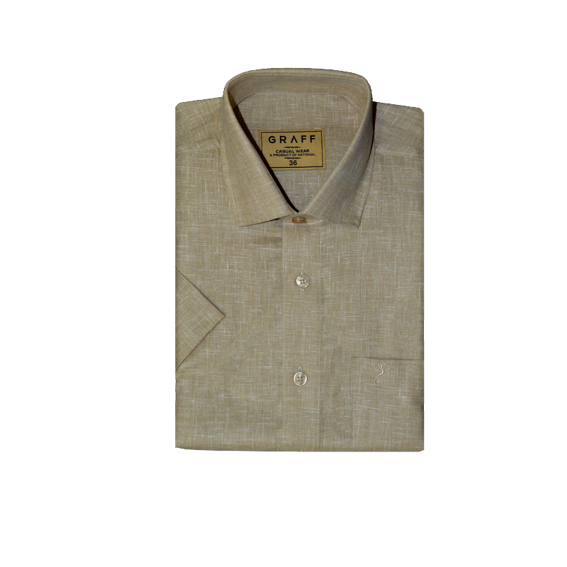 Mens Cotton Rich full Sleeve Shirt and Dhoti Combo - MAJESTIC Brown- MJF04