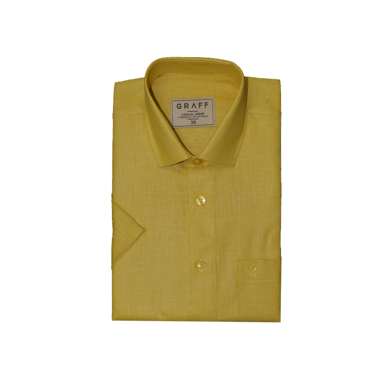 Mens Cotton Rich Full Sleeve Shirt and Dhoti Combo - MAJESTIC Yellow - MJF09