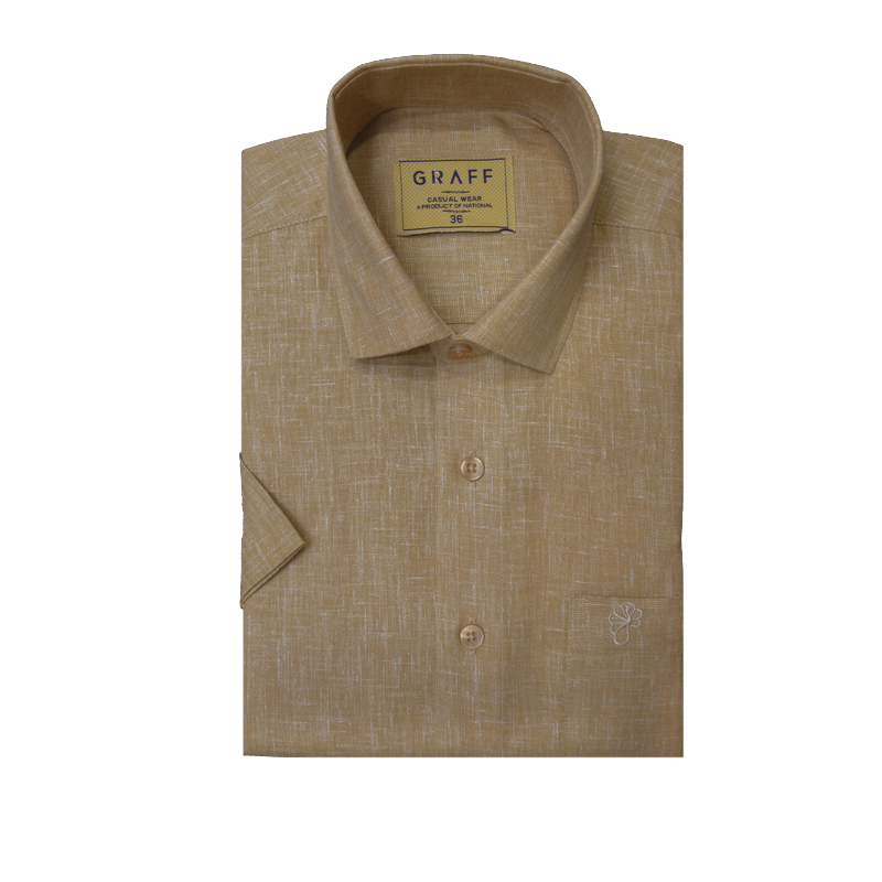 Mens Cotton Rich full Sleeve Shirt and Dhoti Combo - MAJESTIC Beige  - MJF10