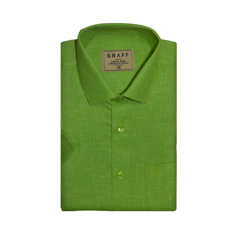 Mens Cotton Rich full Sleeve Shirt and Dhoti Combo - MAJESTIC Green - MJF11