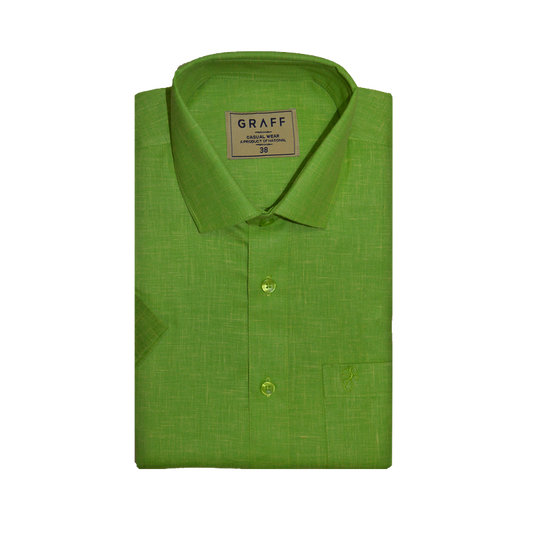 Mens Cotton Rich full Sleeve Shirt and Dhoti Combo - MAJESTIC Green - MJF11