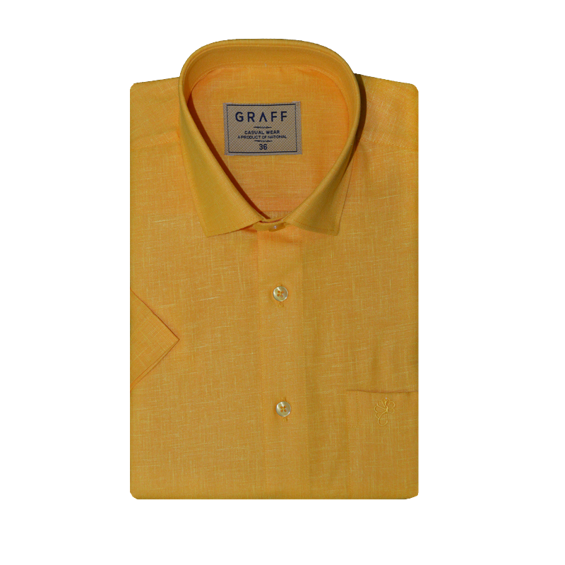 Mens Cotton Rich full Sleeve Shirt and Dhoti Combo - MAJESTIC bright yellow  - MJF16