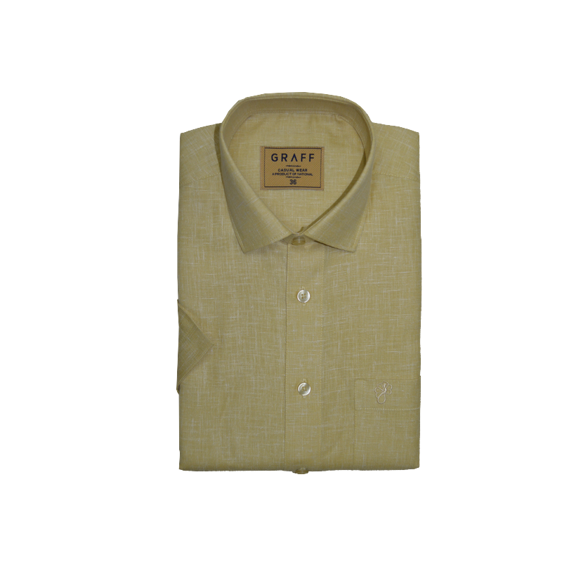 Mens Cotton Rich Full Sleeve Shirt and Dhoti Combo - MAJESTIC mustard - MJF07