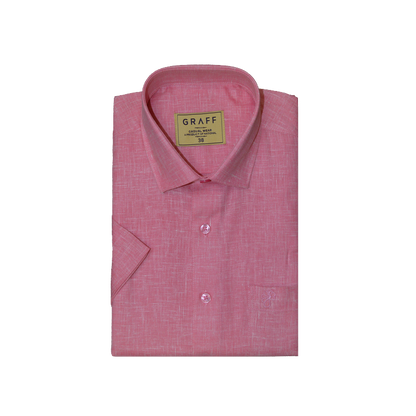Mens Cotton Rich Full Sleeve Shirt and Dhoti Combo - MAJESTIC Pink - MJF08
