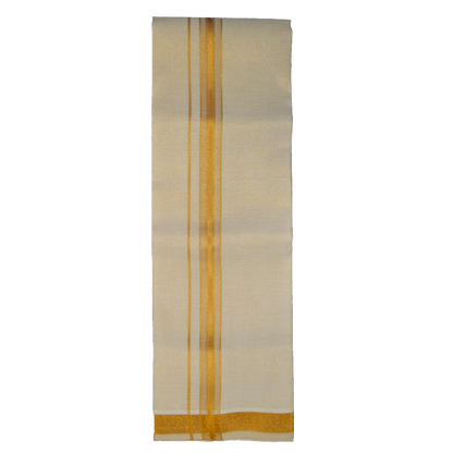TISSUE DHOTIES WITH GOLD BOARDER - NHTD01