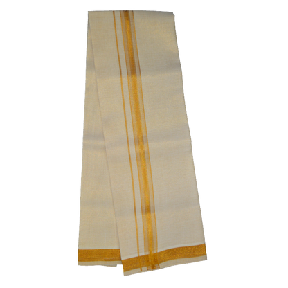TISSUE DHOTIES WITH GOLD BOARDER - NHTD01
