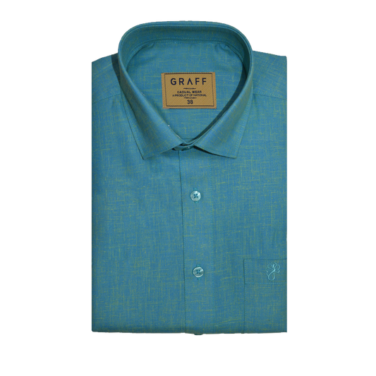 Men's Cotton-Rich Shirt - VASANTHAM - NHVSF05